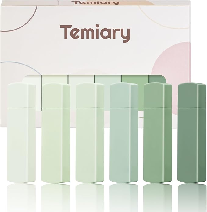 Temiary 6Pcs Mini White Correction Tapes, Quick Dry Smooth Pull Out by Temiary