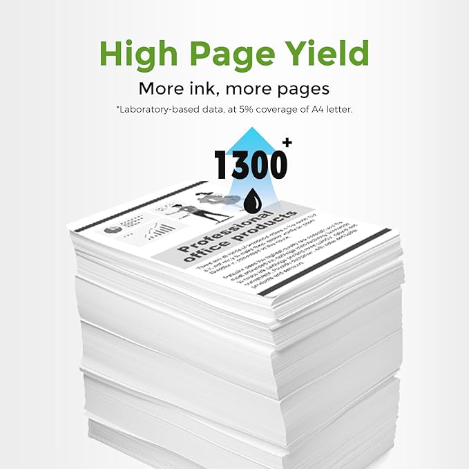 63XL Black Ink Cartridge Replacement for HP 63 HP63 XL 63XL BK Ink for 3830 4650 4652 4655 5200 5252 5255 5258 4520 4512 1112 2132 3630 3632 3631 2130 4510 4654 Printer 2-Pack High Yield Cartridge-DeskLoop Office