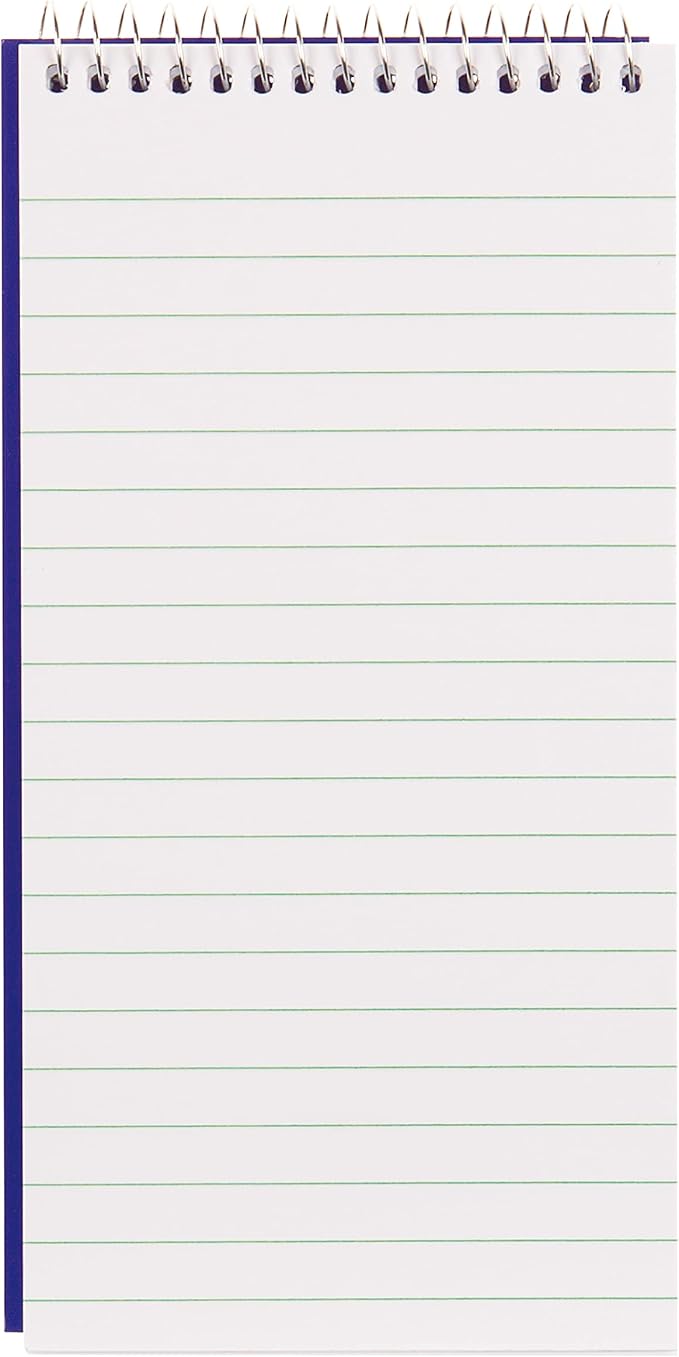 Blueline Reporter Notebook / Note Pad, 4 x 8 inches, 160 Pages / 80 Sheets - Image 3