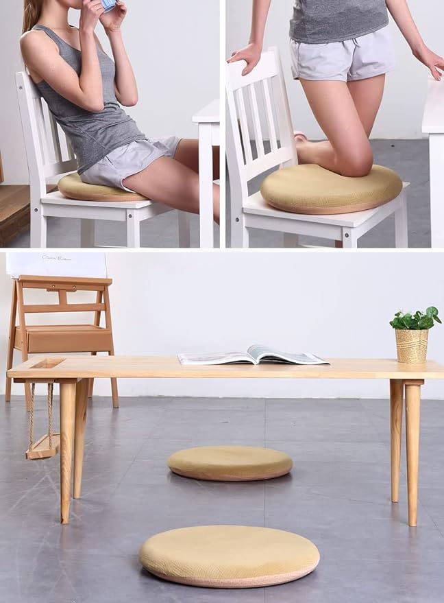 Sigmat Memory Foam Seat Cushion Anti-Slip Soft Round Stool Cushion Chair Pad 20 - Image 4