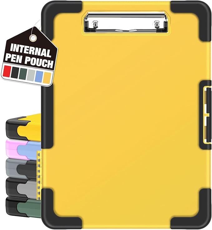 Sooez Toughest Clipboard with Storage, Internal Pen Pouch Included, Letter/ A4 by Sooez