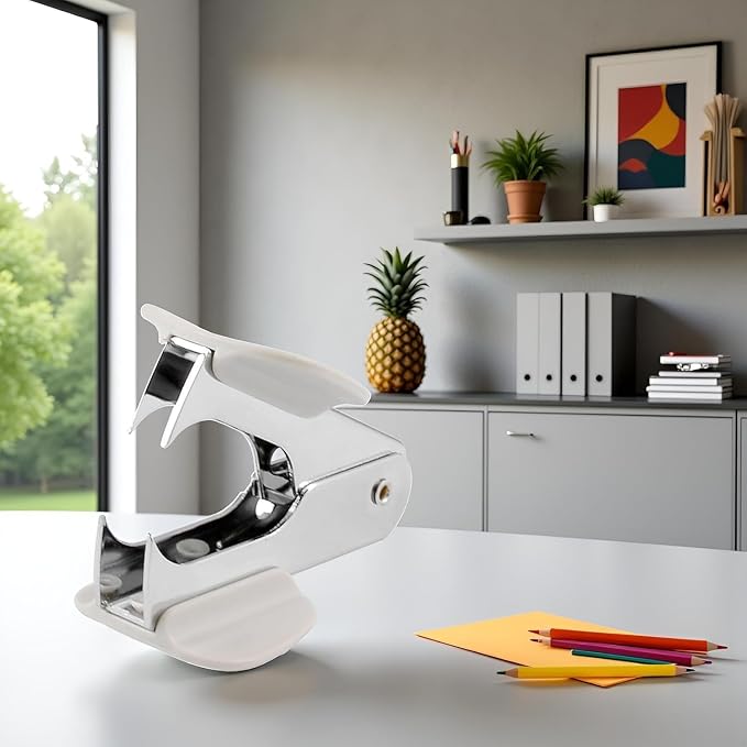 White Steel Pine Style Staple Remover - Image 5