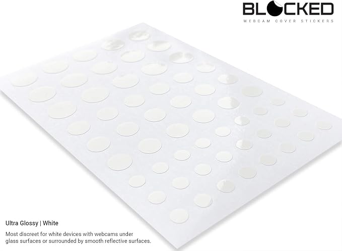 The Original Vinyl Webcam Cover Stickers | Restickable & Stackable Privacy - Image 2