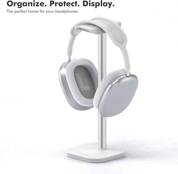Headphone Stand, Desktop Headset Holder Heavy Base Desk Earphone Stand Aluminum - Image 6