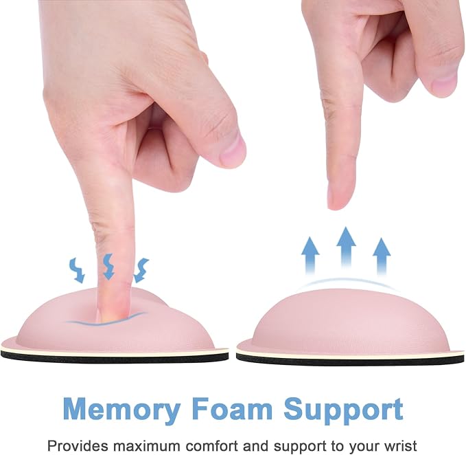 Dapesuom Mouse Wrist Rest, Cute Ergonomic Memory Foam Mouse Wrist - Image 4