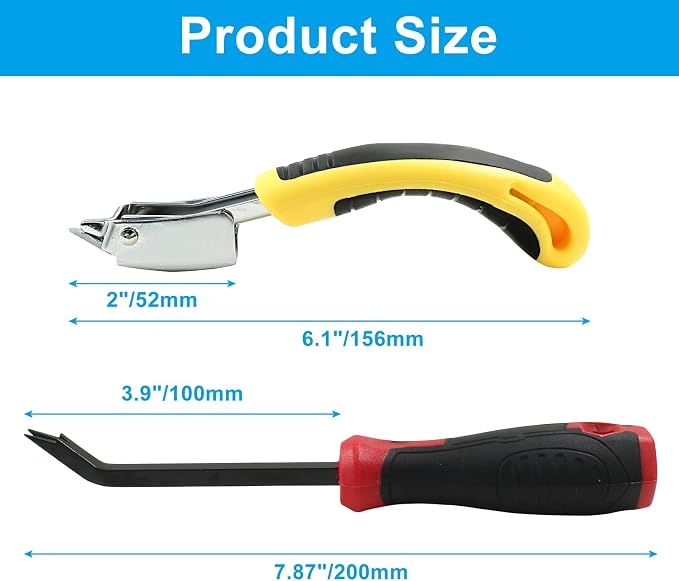 Heavy Duty Staple Puller Tool Set, 2 Pac Staple Remove - Image 3