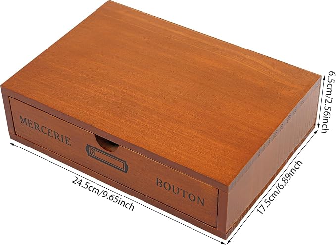 Desktop Storage Box, Desk Organizer Drawer, Office Supplies Countertop Drawer - Image 3