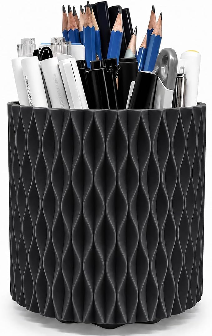 Lebenrich Aesthetic Black Pen Holder by Lebenrich