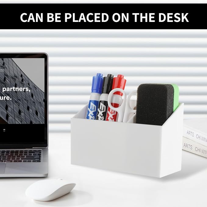 Lingshare Acrylic Magnetic Dry Erase Marker Holder - Image 7