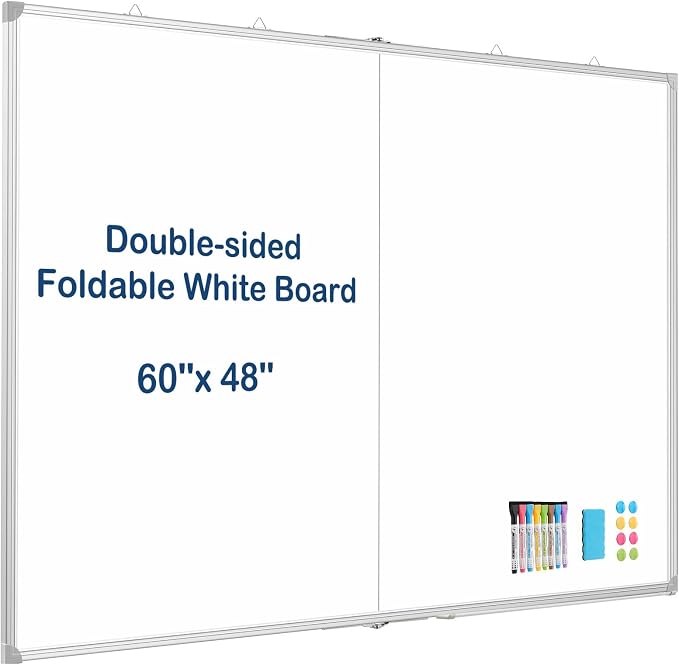 WALGLASS Large White Board Dry Erase Board, Magnetic Whiteboard by WALGLASS