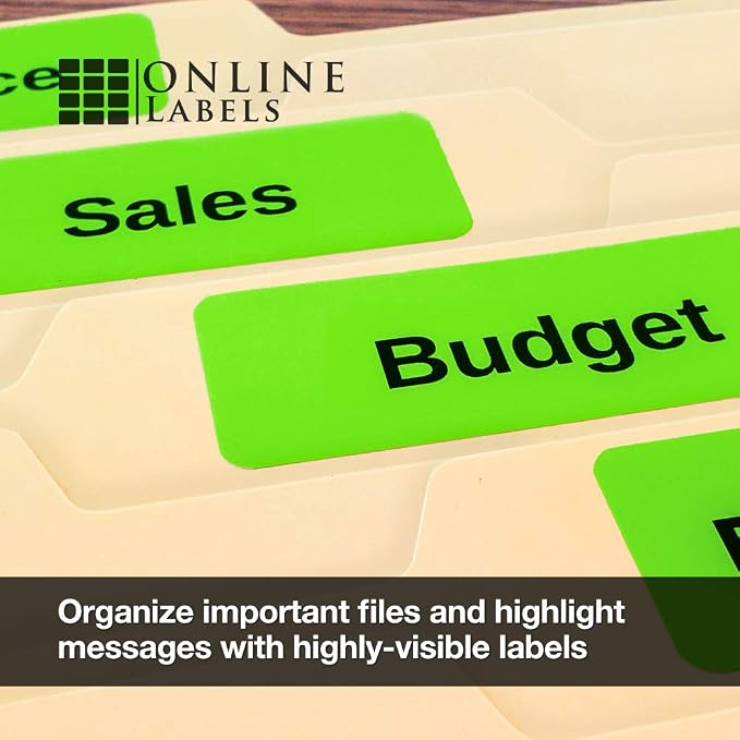 Neon Green Address Labels - Image 6