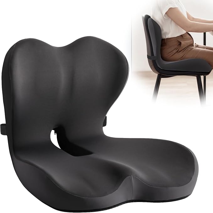 Office Chair Cushion for Tailbone & Low Back Pain Relief, Seat Cushions for by Unknown
