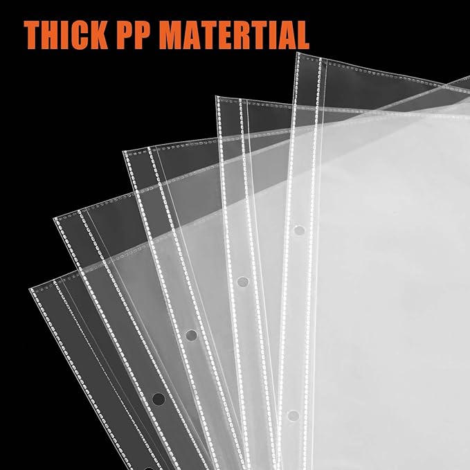 Page Protector for 11x17 Paper, 50 Pack, Tabloid Size Sheet Protectors - Image 6