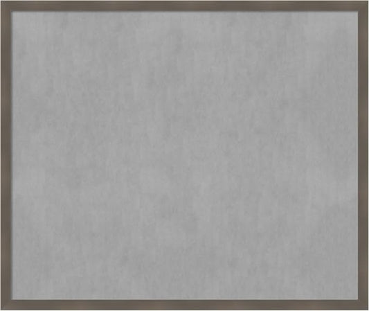 Amanti Art Grey Framed Magnetic Board 42x50 Oversize Vision Board by AmantiArt
