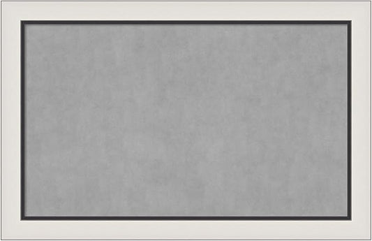 Amanti Art Silver Framed Magnetic Board 30x46 Large Vision Board by AmantiArt