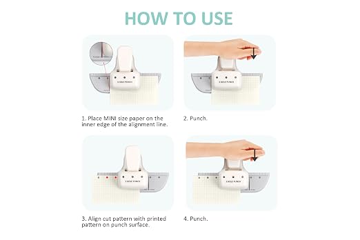 Bira Craft 3 Hole Punch, 4 Sheet Capacity, Mini/Pocket, Performance Guaranteed - Image 7