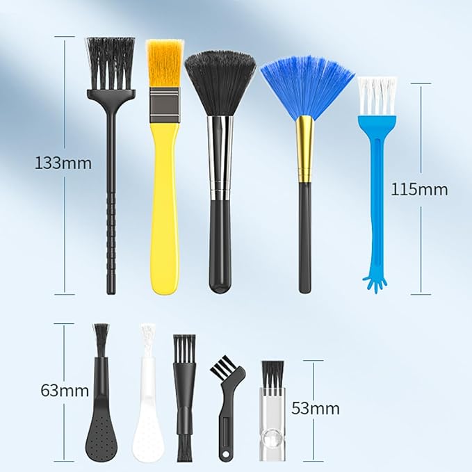 Keyboard Brush, Small Cleaning Brush, Portable Nylon Anti-Static Brush - Image 3