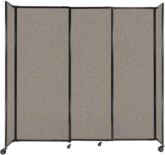 Versare Straightwall Sliding Portable Wall Partition | Freestanding Office by VERSARE