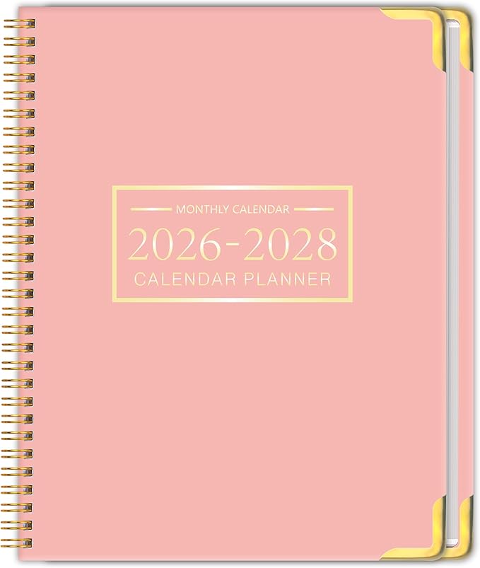 Monthly Planner 2026-2028, Hardcover by KAICNPAPER