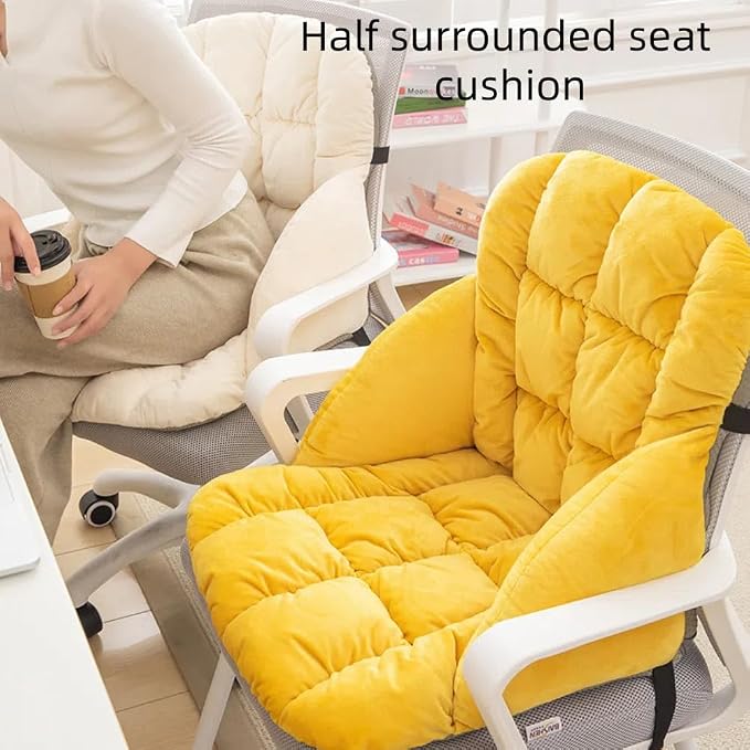 LYFJMUS High Back Office Chair Cushion Soft Desk Chair Pad - Image 7