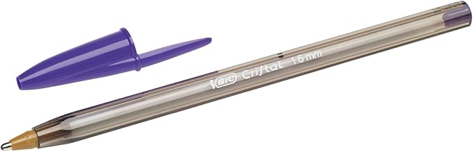 BIC Cristal Fun, Ballpoint Pens, Smudge-Proof Writing Pens and Wide Point - Image 2