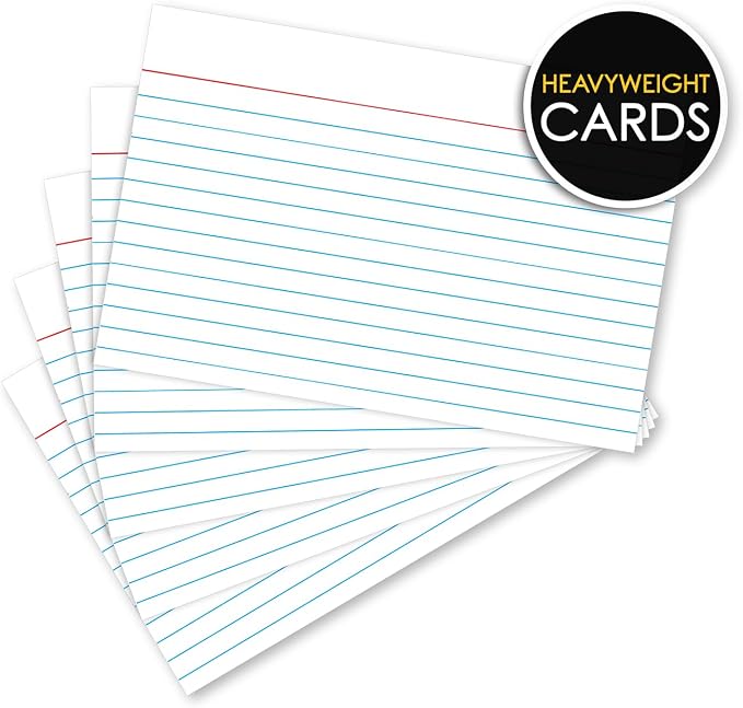 iScholar Index Cards, 4 x 6 Inches, 100 Card Pack - Image 2