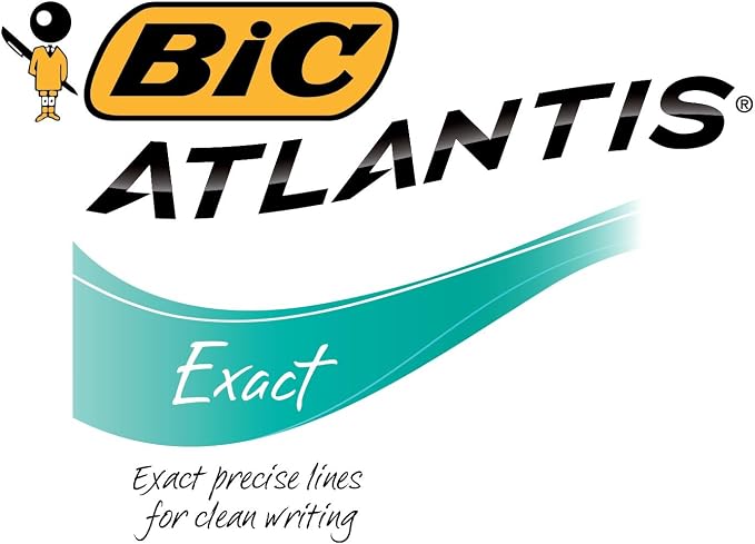 BIC Glide Exact Retractable Ball Point Pen, Fine Point, Precise Lines - Image 8