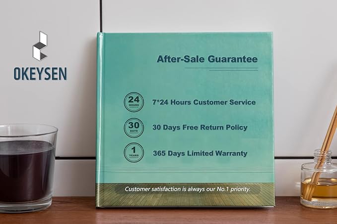 Okeysen Ergonomic Office Desk Chair, Modern PU Leather Conference Room Chairs Ribbed, High Back Executive Swivel Rolling Chair for Home, Office-DeskLoop Office