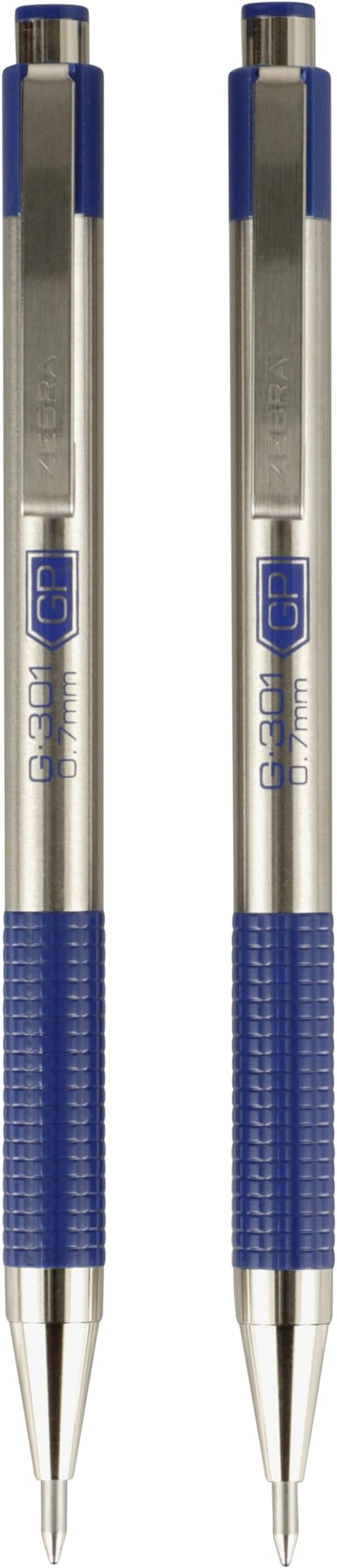 Zebra Pen G-301 Retractable Gel Pen, 0.7mm Medium Point, Stainless Steel Barrel - Image 5