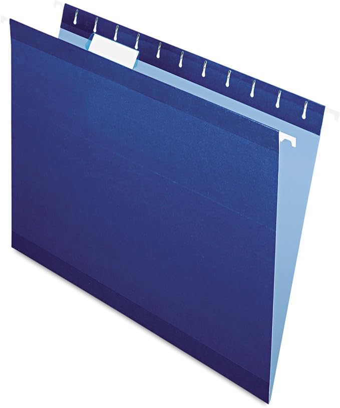 Pendaflex Reinforced Hanging File Folders, Letter Size, 1/5 Cut by TOPSProducts