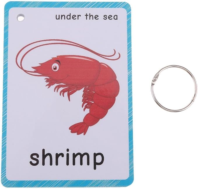 20 pcs Sea Animals Flash Cards for Toddlers | Marine Animals Learning Cards & - Image 4