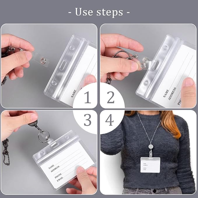 3 Pack Lanyards for Id Badges - Image 4