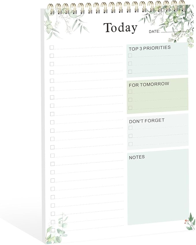 Weekly To Do List Notepad, Undated Planner by VALOME