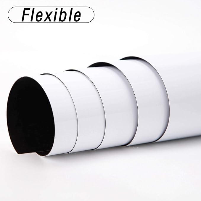 Magnetic Whiteboard Contact Paper for Wall 60 x 36 inches, Magnetic Dry Erase White Board Sticker with Non-Adhesive Backing for Office Home School-DeskLoop Office