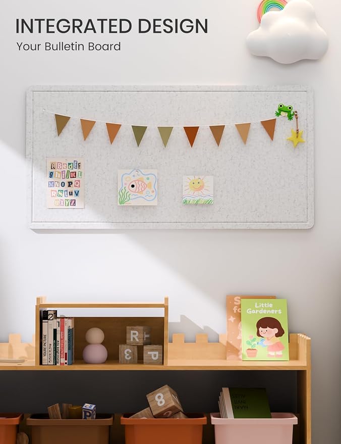 Fluxynara Bulletin Board, Foldable Felt Pin Board - Image 6