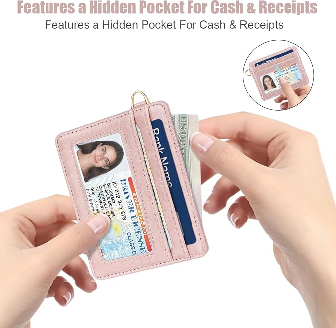 Slim Credit Card Holder Crocodile Wallet Women Thin Alligator Wallets RFID - Image 5