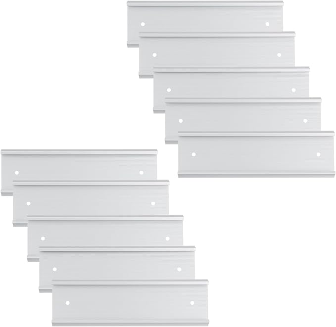 Antrader 10Pcs Name Plate Holder, Wall Mount Office Door Name Plate Holder by Antrader