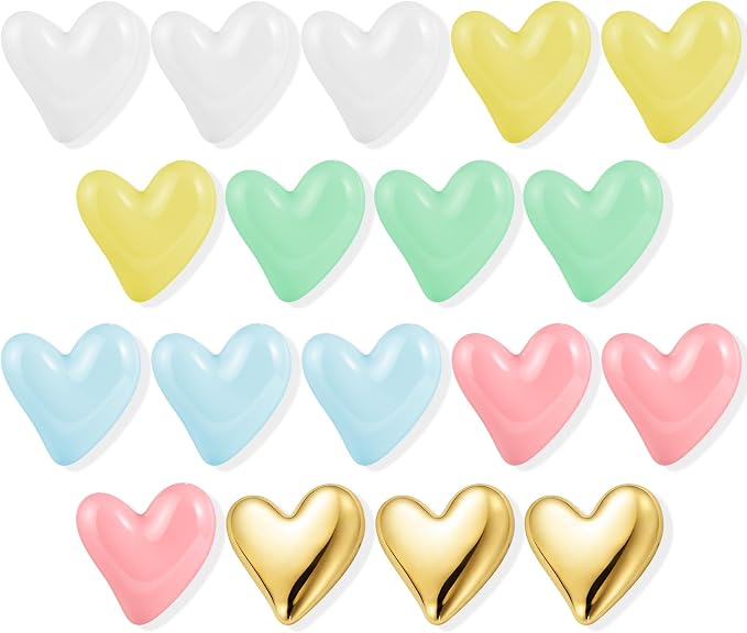 BESARME 18Pcs Heart Fridge Magnets Refrigerator by BESARME