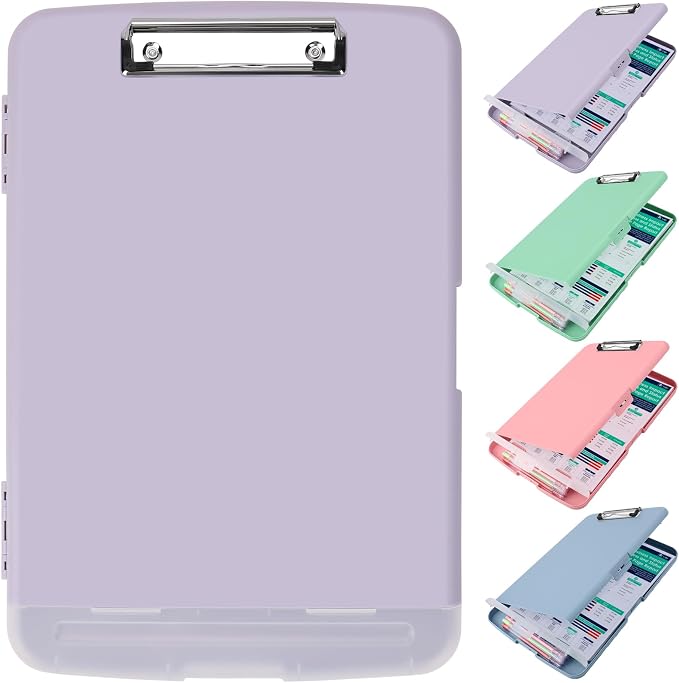 SFLHHDM Clipboard with Storage, Storage Clipboard with Pen Holder, A4 Binder by SFLHHDM