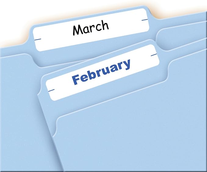 Avery File Folder Labels on 4" x 6" Sheets, Permanent Adhesive, 2/3" x 3-7/16" - Image 2