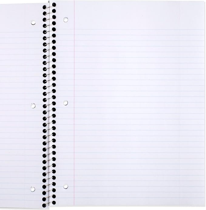 Mead Spiral Notebook, 1 Subject, College Ruled Paper, 7-1/2" x 10-1/2" - Image 3