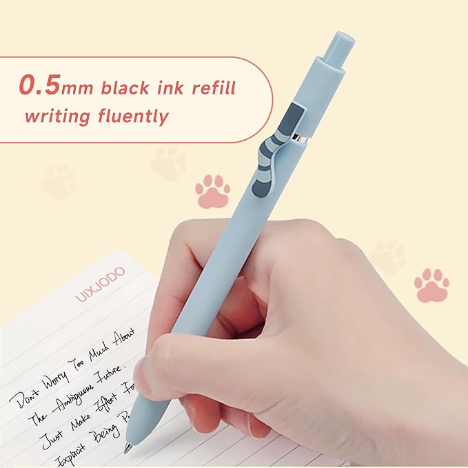 UIXJODO Cat Pens, High-End Series Cat's Tail Retractable Pen - Image 3