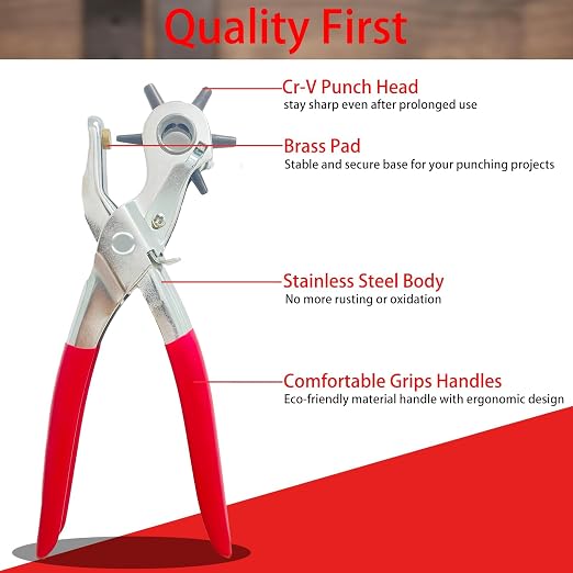 Adorox Heavy Duty Belt Hole Puncher - Image 2