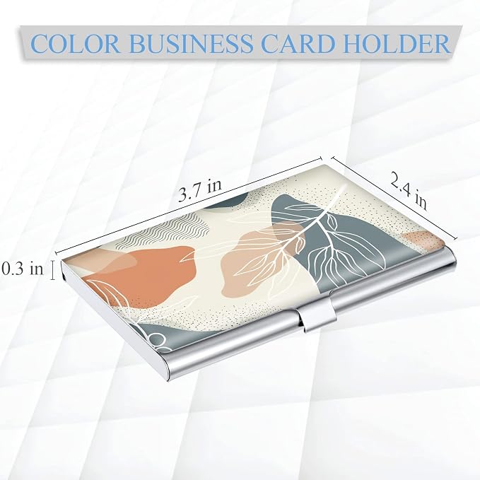 2 Pack Business Card Holder，Color Printing Men's and Women's Business Card - Image 2