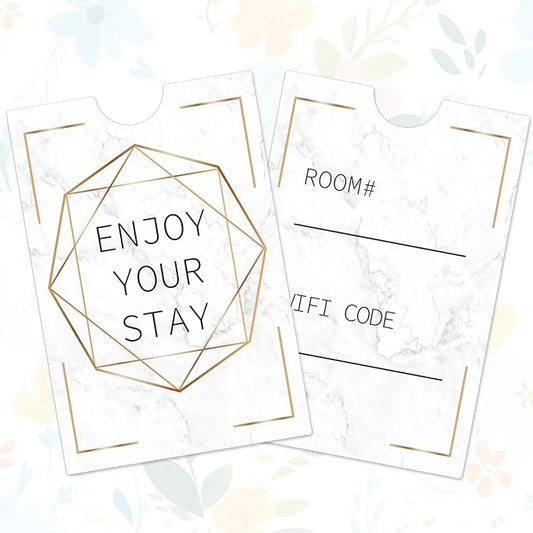 Jutom 1000 Pcs Key Card Envelopes Hotel Key Card Holder Sleeves Enjoy Your Stay by Jutom