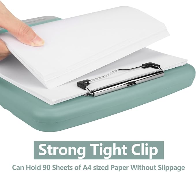 SFLHHDM Storage Clipboard with Pen Holder, High Capacity Clipboards - Image 3