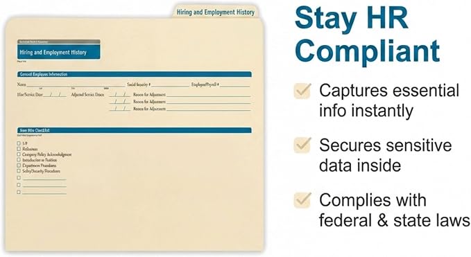 ComplyRight Hiring/Employment Folder, Document Filing Folder - Image 4