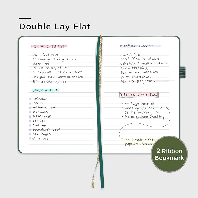 &And Per Se Lined Hardcover Notebook – A5 5.7"x8" College Ruled, 160 Pages - Image 3