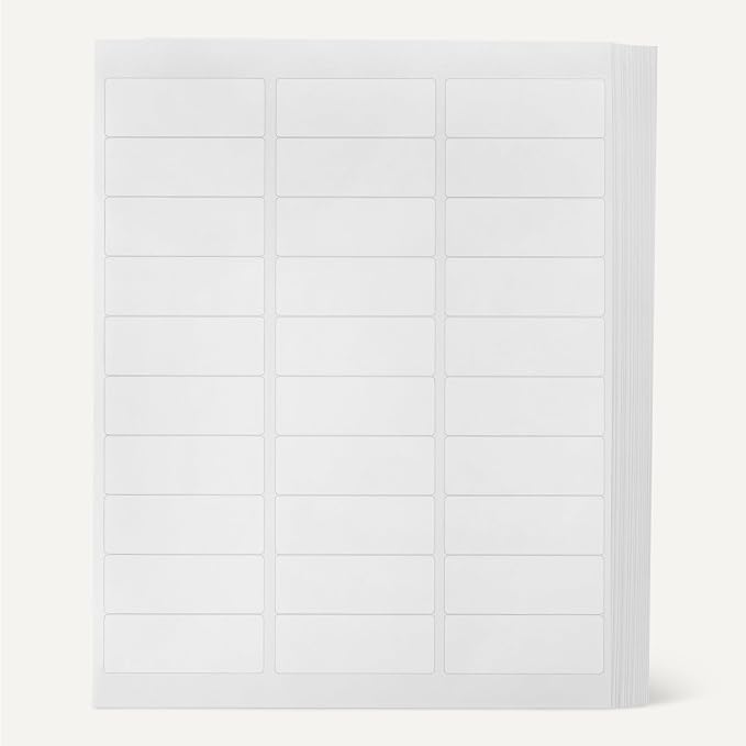 Amazon Basics Printable Address Labels, 3000 Blank Mailing Labels - Image 5