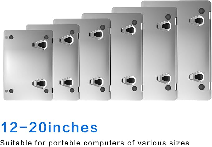 Laptop Stand Portable, Zinc Alloy Laptop Mini Stand, Laptop Riser Invisible - Image 7